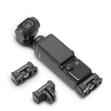 Imagem de Adaptador de extensão dobrável de liberação rápida para câmera DJI Osmo Pocket 3 Action Camera Magnetic Suction Quick Release Board Expansion Base Mount Pocket 3 Accessory