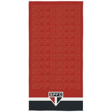 Imagem de Toalha Aveludada Transfer São Paulo Licenciada 1,40 x 0,70 - Vediam