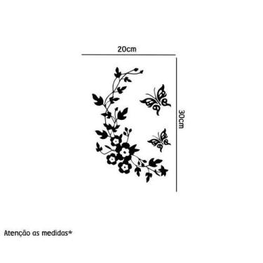 Imagem de Adesivo Para Vaso Sanitário Floral - Lojinha Da Luc