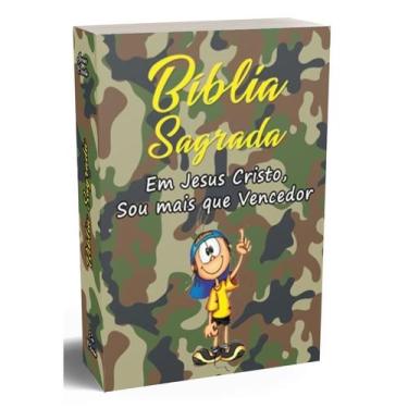 Imagem de Bíblia Infantil - Linda e Completa - Camuflada - CPAD