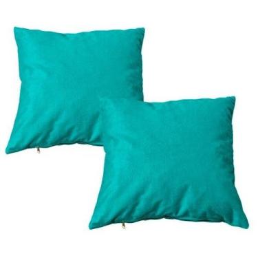 Imagem de Kit 02 Capa para almofada 45 x 45 - Dritex Decor, Azul