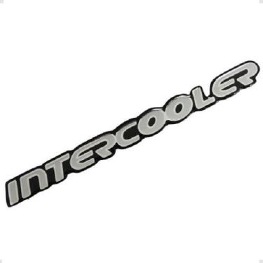 Imagem de Emblema Adesivo Intercooler Blazer S10 Prata Resinado Bar027 - SPTS