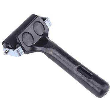 Imagem de lyrlody Rolo de Borracha Rígido Rolo de Borracha de Tinta de Gravura Brayer Com Alça de Madeira Maciça para Escultura de Argila de Diy Tampo de Pintura a óleo