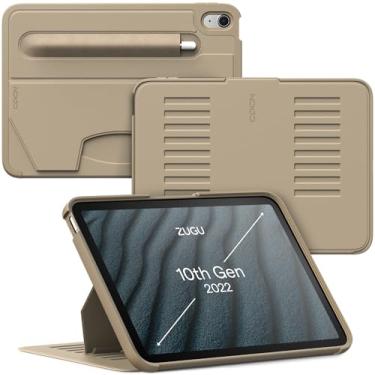 Imagem de ZUGU CASE Capa para iPad de 10,9 polegadas iPad 11ª/10ª geração (A16 2025/2022), suporte magnético e hibernar/despertar para iPad de 11ª/10ª geração, modelos A3354, A3355, A3356, A2696, A2757, A2777