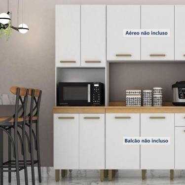 Imagem de Paneleiro com Nicho 4 Portas São Luis - Valdemóveis