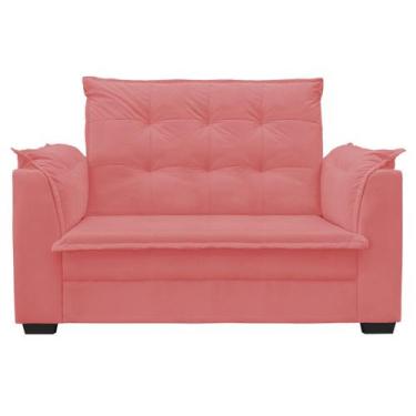 Imagem de Sofá 2 Lugares Confortável GranLuxo 1,40m Marrocos Bellamado, Rosa