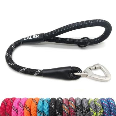 Imagem de Coleira ZALER Short Dog Leash Trelas de trânsito para cães 45 cm