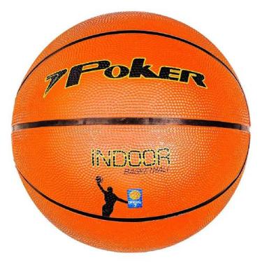 Imagem de Bola De Basquete Poker Oficial Indoor - Adulto, 7, Laranja