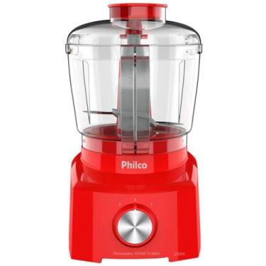 Imagem de Mini Processador de Alimentos Philco Vermelho - PH900V 3 em 1 250W, 11