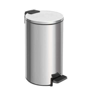 Imagem de Lixeira Loop Aço Inox Polido Balde Interno e Pedal 5 Litros - Tramonti