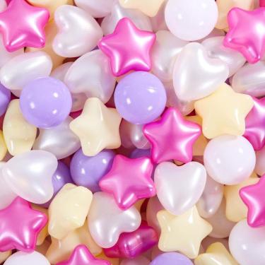 Imagem de Ball Pit Balls STARBOLO Star 100 unidades para crianças pequenas com barraca