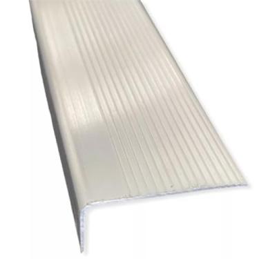 Imagem de Cantoneira de Alumínio Reforçado Para Degraus de Escada (TODAS AS MEDIDAS)(1 METRO)