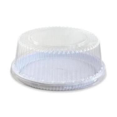 Imagem de Embalagem para Bolo C32 Base Branca Cristal Caixa com 100 unidades - V