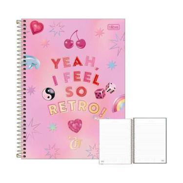 Imagem de Caderno 1 Matéria Capricho I Feel So Retro 80Fls Tilibra