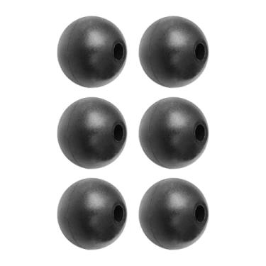 Imagem de UGPLM 6x Peças de reposição para cabos de ginástica, peças de reposição para aparelhos de ginástica pretos, acessórios para cabos de polia de fitness, Grande