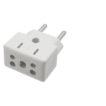 Imagem de Adaptador De Tomada Universal 10A 20A 110V 220V