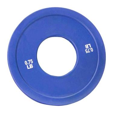 Imagem de IEUDNS Halteres com anilhas para treinamento de força e exercícios em academia em casa, Azul 0.75lb, 12.5 Cm X 12.5 Cm X