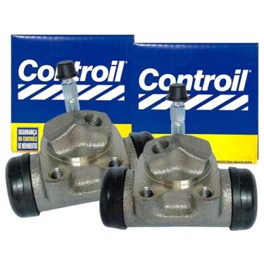 Imagem de Par Cilindros de Roda Traseira C3358 C3359 Compatível com Corcel 1 2 Belina 1 2 Del Rey - Sistema Bendix