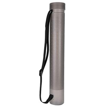 Imagem de Phefop Tubo de Desenho Circular Plástico, Armazenamento Telescópico de Suprimento de Arte para Pôsteres, Documentos, Desenhos (Cinza escuro)