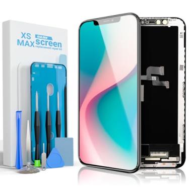 Imagem de GULEEK Substituição de tela LCD Retina para iPhone Xs Max 6,5 polegadas com digitalizador de toque 3D, ferramentas de reparo, fita impermeável e protetor de tela (modelos A1921, A2101, A2102, A2103