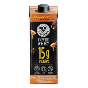 Imagem de Bebida Lactea Cappuccino Doce De Leite Zero Lactose Power Whey 250ml 3