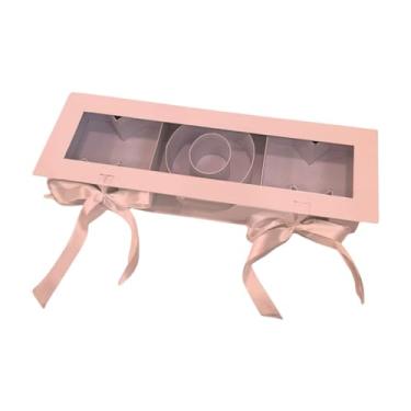 Imagem de predolo Caixa de Presente de Flores Vazias em Formato de Letra de Mãe, Embalagem Floral, Arranjo de Flores para Festas de Aniversário, Decoração de Presentes, Rosa, Tamanho real