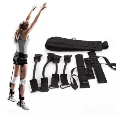Imagem de Elástico Treinos Salto Corrida Vertical Exercício Funcional Academia V