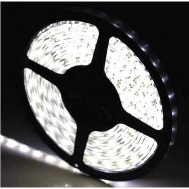 Imagem de Fita Super Led 5mt 3528 Branco Frio 24w 12v 300 Leds + Fonte - MKL