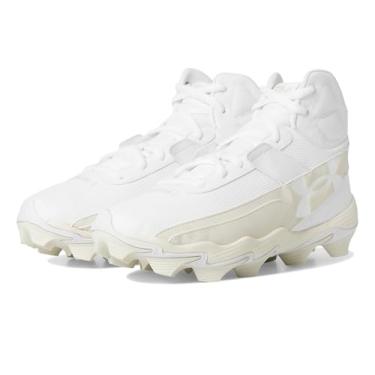 Imagem de Under Armour Harper 10 Rm Chuteira de beisebol masculina, (100) branco/pedra/marrom, 41