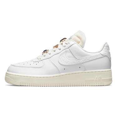 Imagem de Nike Tênis masculino Air Force 1 Low Premium, Summit White Summit Vidro Mar Branco, 36 BR