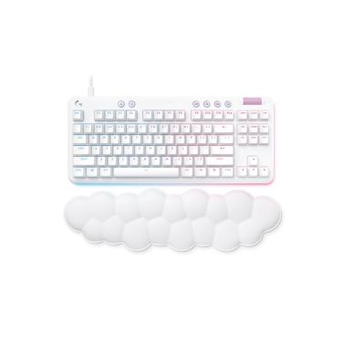 Imagem de Teclado Mecânico Gamer Com Fio Usb Logitech G G713 Tactile Branco Abnt2