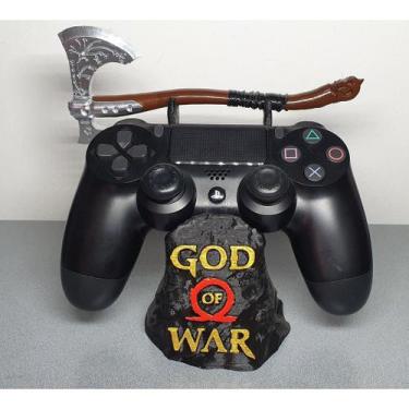 Imagem de Suporte Para Controle God Of War + Machado Leviathan - BEST ART 3D, PR