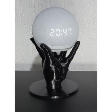 Imagem de Suporte para Echo Dot 4 Alexa - Mão / Hand - BEST ART 3D, PRETO