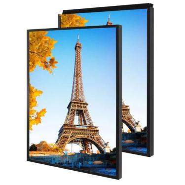 Imagem de Poster Frame Podronale 24x36 Snap Frame Black, conjunto de 2