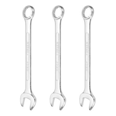Imagem de HARFINGTON 3 peças chave de combinação 21 mm caixa métrica de 12 pontos e chave inglesa de extremidade aberta de aço zincado de extremidade dupla para conserto de móveis de tubos automotivos, faça