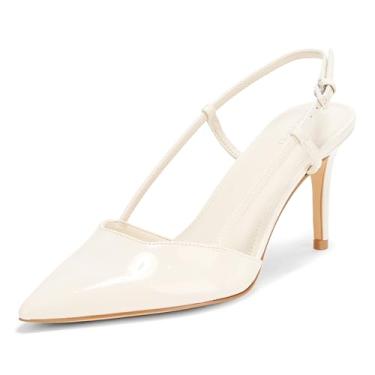 Imagem de Calvin Klein Sapato feminino Jesa, Patente marfim, 36