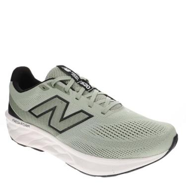 Imagem de New Balance Fresh Foam 520 V9 Tênis de corrida masculino, Cobra liga/verde-oliva escura/preto, 15 X-Wide