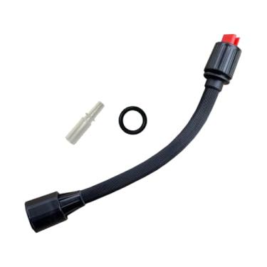 Imagem de Generic Haste de extensão do pulverizador, bico de pulverização de jardim, parte dobrável, haste extensível para pulverizador de água de pressão, plantio de, Preto