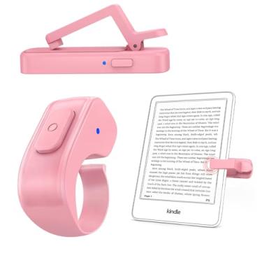 Imagem de DATAFY [Compatível com capas] Anel virador de página de controle remoto para Kindle Paperwhite Oasis Scribe Kobo eReaders, controles remotos de câmera de vídeo, clique para iPhone iPad Tablets com
