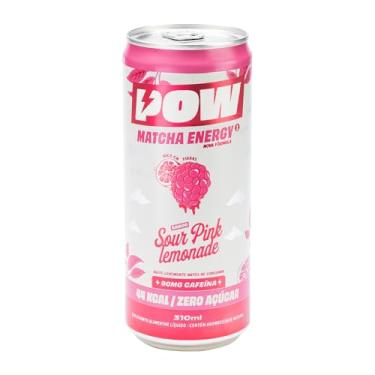 Imagem de POW Green Energy, Pink Lemonade | Push Matcha Energético | Energia Natural, Antioxidante, Cafeína, L-Teanina | 310ml
