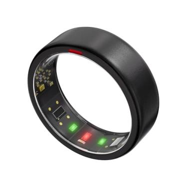 Imagem de POBOVi Anel OnePlus – Anel inteligente de titânio ultrafino – 7 dias de vida útil da bateria – Fitness/SPO2/Stress/HR/Sleep Skin Temperature Tracker – Sem taxa de aplicativo – compatível com iOS e