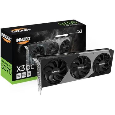 Imagem de Gpu Inno3d Geforce Rtx 5070 X3 Oc 12gb 192bits Gddr7 N50703-12d7x-195064l