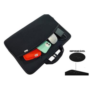 Imagem de Pasta Mala Maleta Capa Case Notebook 15.6'' Bag Bolsa Preto - Neo Capa