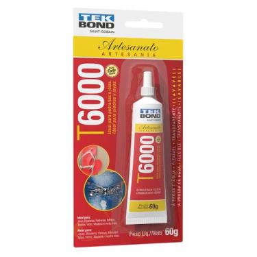 Imagem de Cola Instantanea Permanente T6000 Artesanato Tekbond 60g