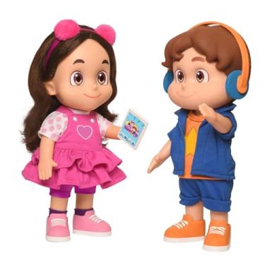 Imagem de Bonecos Maria Clara e JP Kit Original14 Frases E Acessórios Baby Brink