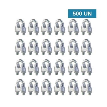 Imagem de Grampo Para Cabo De Aço Leve Starfer 1/8 500