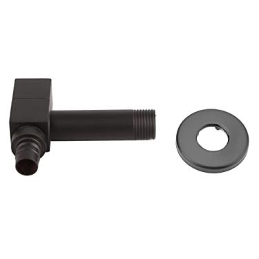 Imagem de Torneira Preta Moderna, Torneira de água Fria para Lavanderia de Montagem na Parede Com Rosca G1 2 para Varanda, Pia, Jardim (Torneira para máquina de lavar roupa de 4 pontos)