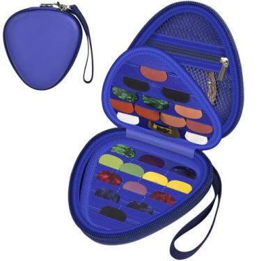 Imagem de O estojo porta-palhetas de guitarra para guitarra elétrica acústica co