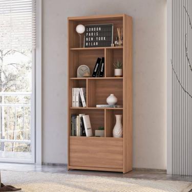 Imagem de Estante para Livros 1 Porta Montreal Freijó