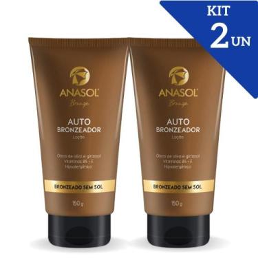 Imagem de Kit autobronzeador anasol loção com vitamina b5 150g - 2 un